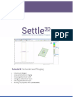 Soil Embankment Settlement 3d Analysis