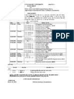 Guru Nanak Dev University Ann - Ug-1 Date-Sheet: Teaching of Social Studies - (8649)