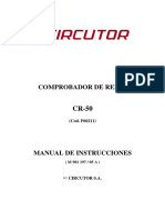 Circutor CR-50 User Manual