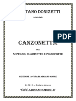 Donizetti Canzonetta PDF