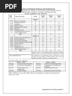 B.Tech Third Year Computer Science and Engineering From Academic Year 2016-17