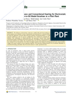 Evaluation of Microwave and Conventional Heating For Electrostatic Treatment of A Water-In-Oil Model Emulsion in A Pilot Plant