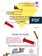 11 - Torcao em Barras de Secao Transversal Circular Cheia ou Vazada.pdf