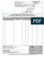 Philippine Navy Quotation for Landing Light Parts