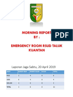 Laporan Igd Sabtu, 20 April 2019