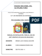 Manual de Instalación AWT Graphics Java en Lunix Fedora 29