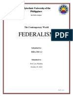 Polytechnic University of the Philippines Federalism Paper
