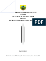 MOU Kerjasama SD 02 AsemDoyong & Musolla Al Hidayah 2019