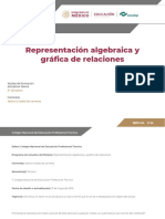 Representacion Algebraica y Grafica de Relaciones