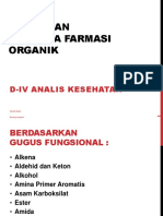 Kuliah 3 Golongan Senyawa Farmasi Organik