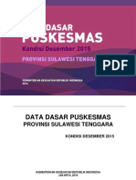 Data Dasar Puskesmas Sultra 2015 PDF