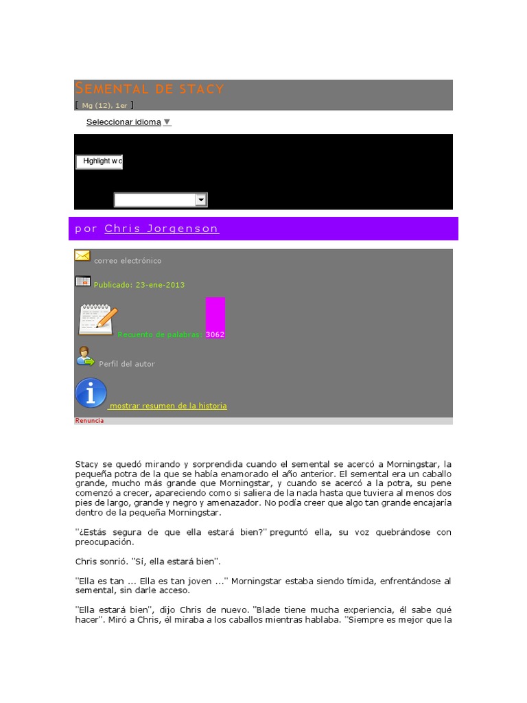 Ingles PDF Desnudez Caballos