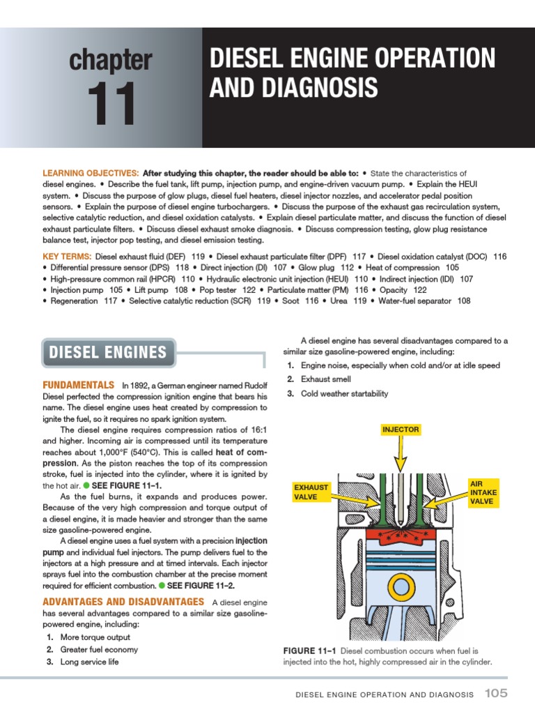 Diesel Engine Operation Overview | PDF | Diesel Engine | Internal ...