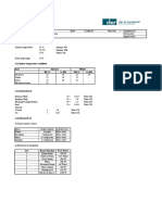 Design Calculation Sheet: Glazing