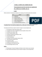 Inspector - Legal (Specialist Cadre) PDF