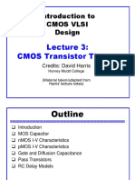 Cmos Design and Characterstics