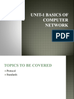 Unit-1 Basics of Computer Network