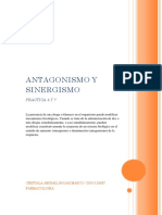 Antagonismo y Sinergismo