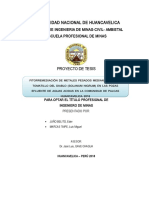 Universidad Nacional de Huancavelica: Facultad de Ingenieria de Minas-Civil-Ambietal Escuela Profesional de Minas