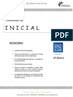 PME INICIAL - Matematica 4º Basico