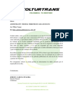 Carta A Administracion TRC