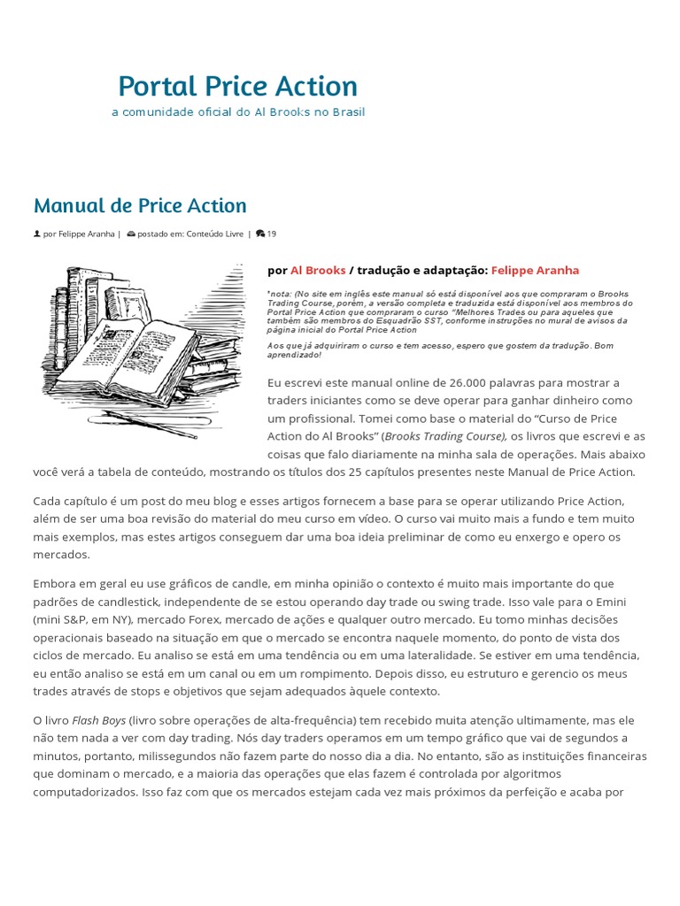 Manual de Price Action PDF | PDF | Risco | Probabilidade