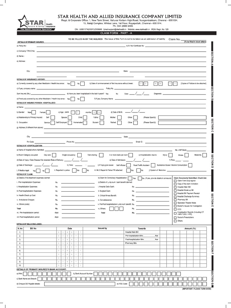 Claimform PDF | PDF