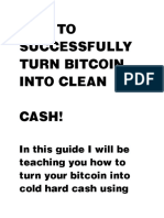 Bitcoin Cleaning