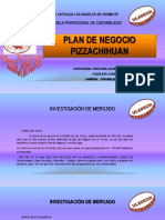Plan de Negocio Pizzachihuan: Escuela Profesional de Contabilidad