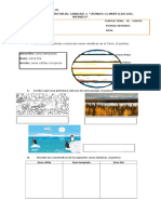 Evaluacion Historia Tercero Zonas Climaticas y Paisajes Del Mundo