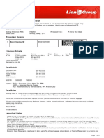 Lion Air ETicket (PJBDNO) - Bahri - Agent Copy