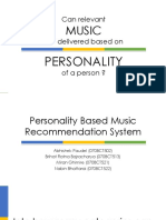 Personality Based Music Recommendation System