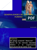 Generalidades de La Anatomia Humana