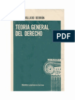 Teoria General Del Derecho - Fausto Vallado Berron - PDF