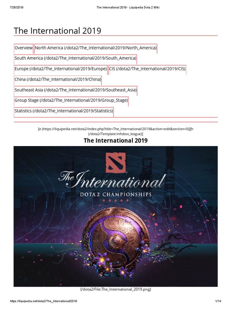 Ti9 Tournament Gaming