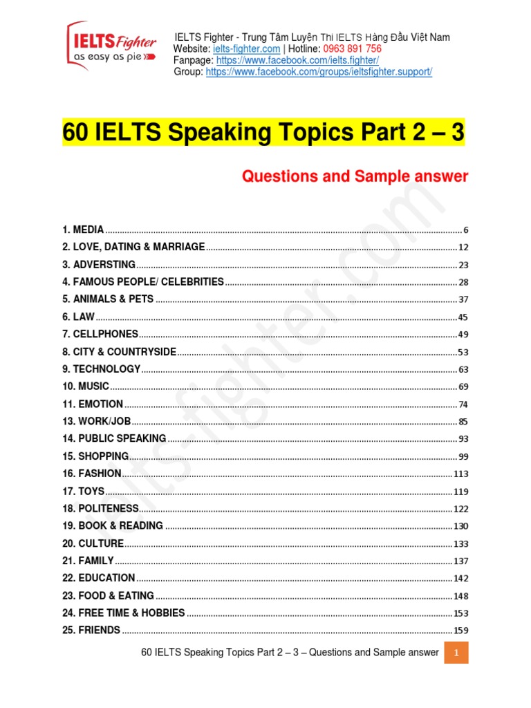 Influenzare tensione dirottare ielts speaking part 2 with answers 