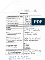 questionaire all periods