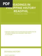 Readings in Philippine History