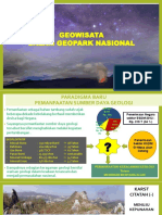 Geowisata Dalam Geopark Nasional