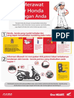 Poster Tips Merawat Motor Honda