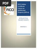 Module 1 Course Material Ippro Intellectual Property Rights