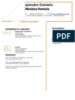 CV Alejandra Mendoza