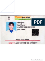 Aadhar Card Kapil