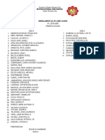 2 Aguilar, Jaymark A. 4 6 8 10: Enrollment As of June 13,2018