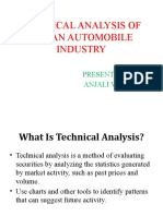 Technical Analysis of Indian Automobile Industry: Presented By: Anjali Verma
