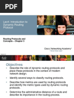 Lec4: Introduction To Dynamic Routing Protocol: Routing Protocols and Concepts - Chapter 3