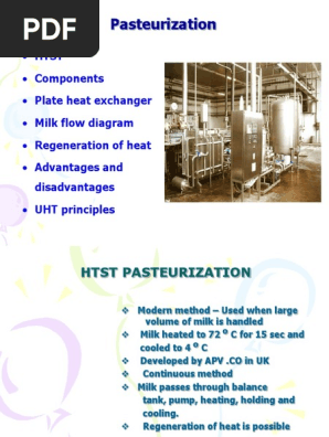 Pasteurization Htst Ppt Heat Exchanger Heat