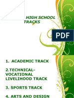 Senior High School Tracks: Free Powerpoint Templates Free Powerpoint Templates