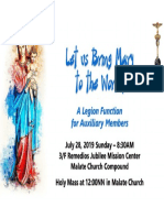 Legion of Mary Auxiliary Rally