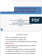 Quality Assessment of Different Soft Drinks